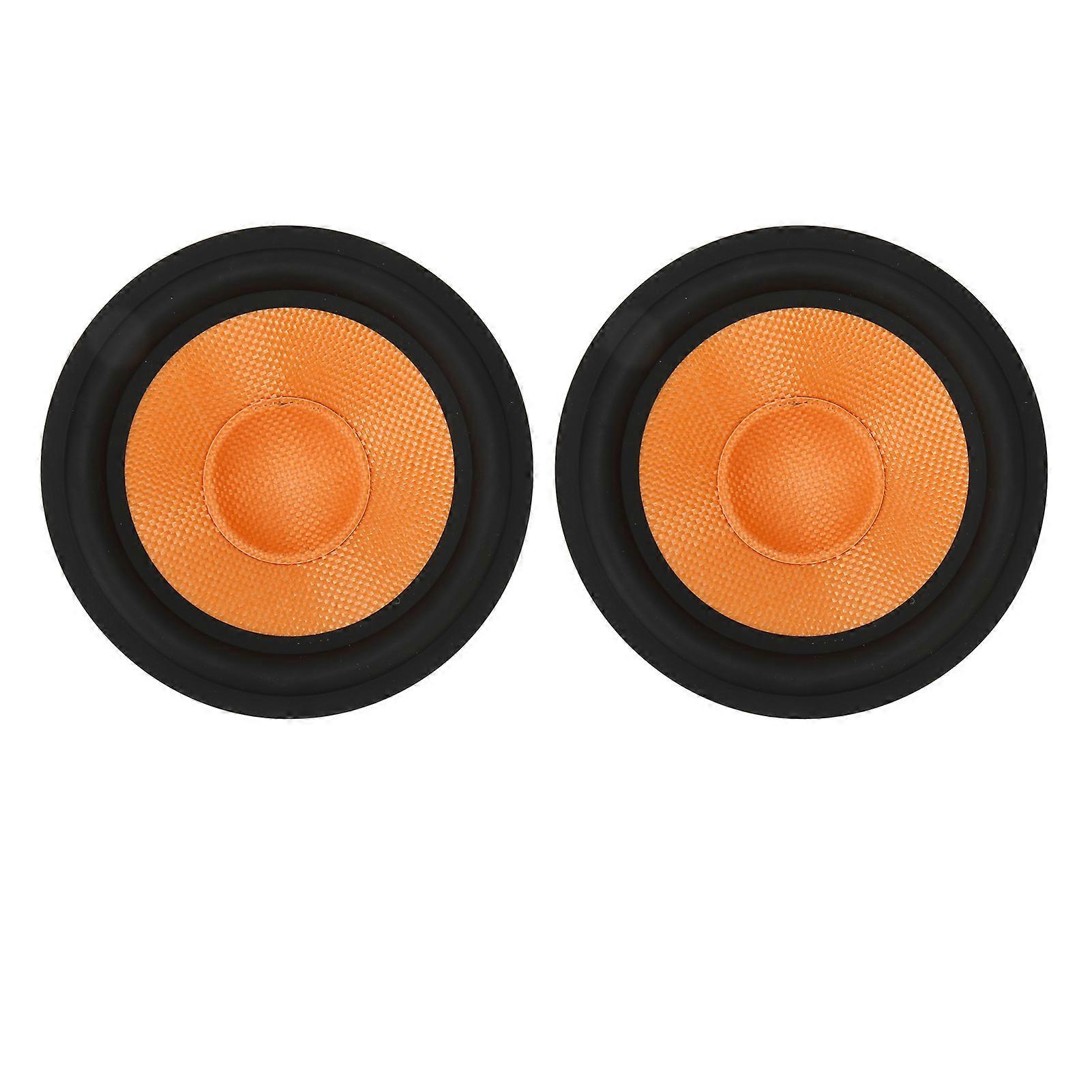Speaker Cone Drum Paper Professional 1 Inch Inner Diameter Replacement Subwoofer Drum Paper Orange