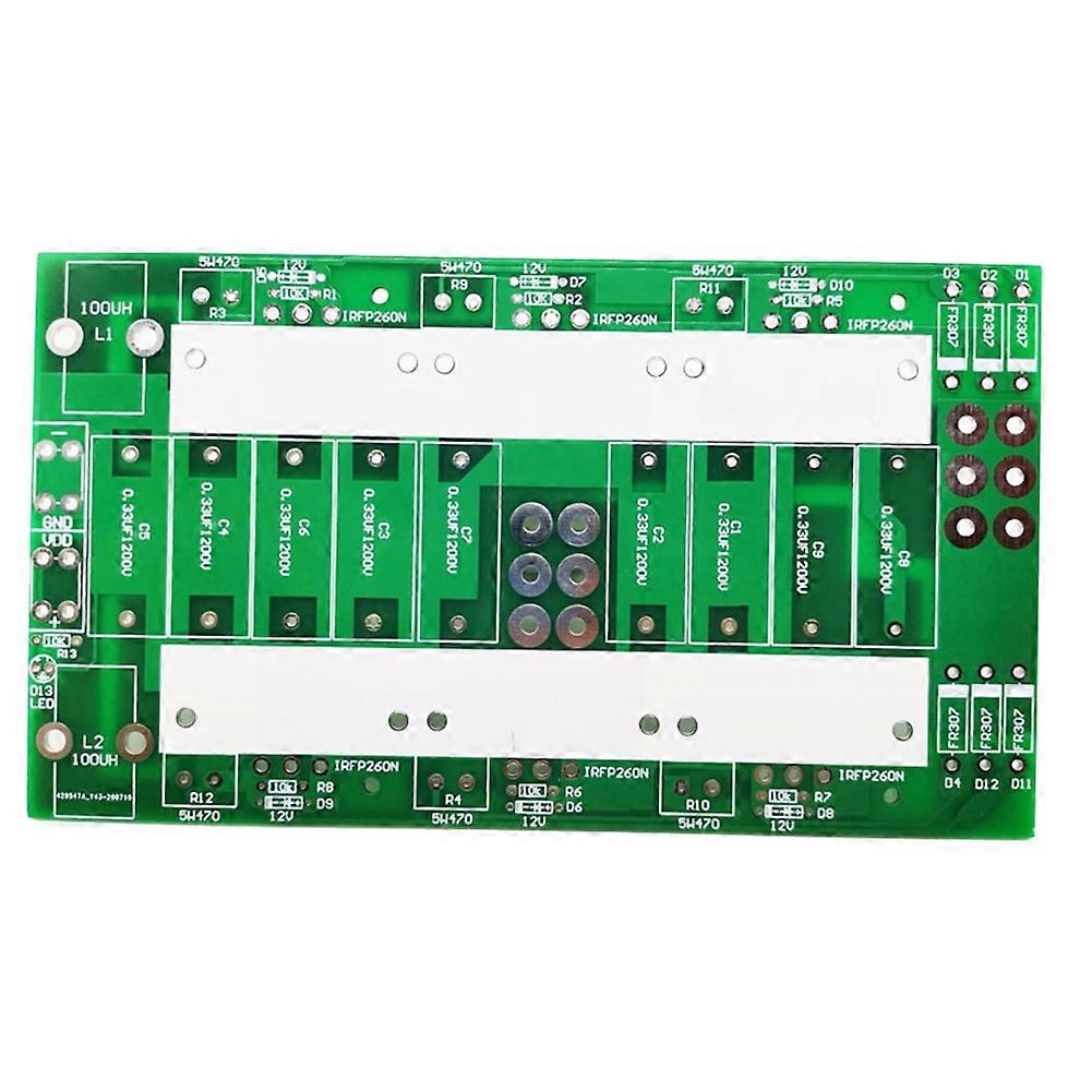 3000W 6 Tube ZVS High Frequency Induction Heating Board PCB Empty Board ZVS Induction Heating Machine Accessories