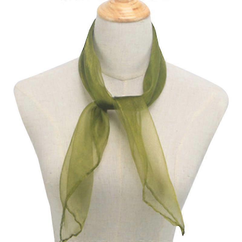 Donne Chiffon Sciarpa leggera Sciarpe Collo Cravatta Testa Wrap Stole Scialle