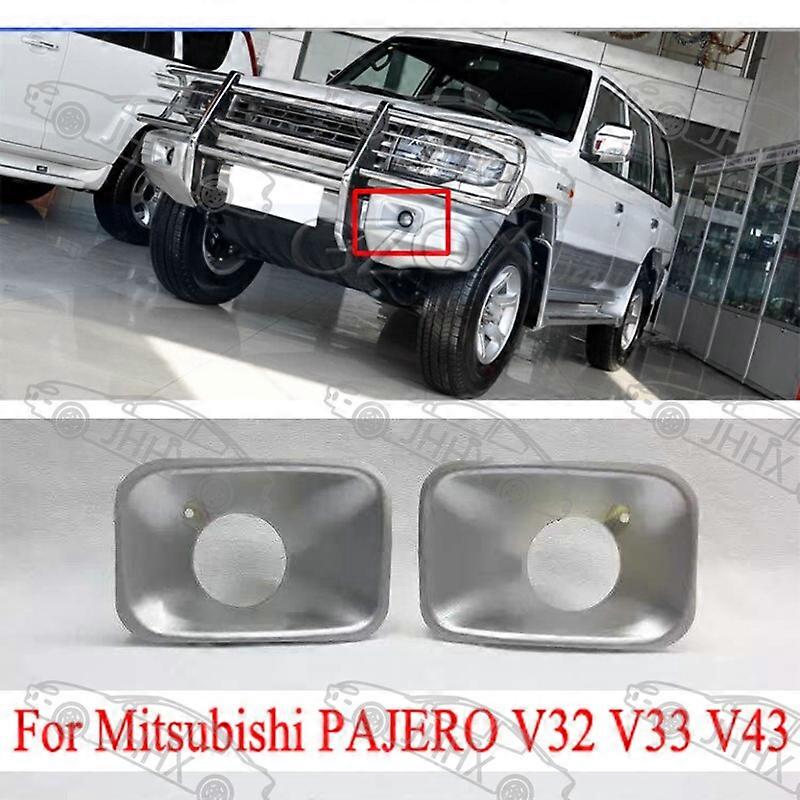 Compatible Pajero Pajro V32 V 33 V 43 Front Fog Light Frame Front Bumper Light Frame Decoration Fog Light Frame Decoration