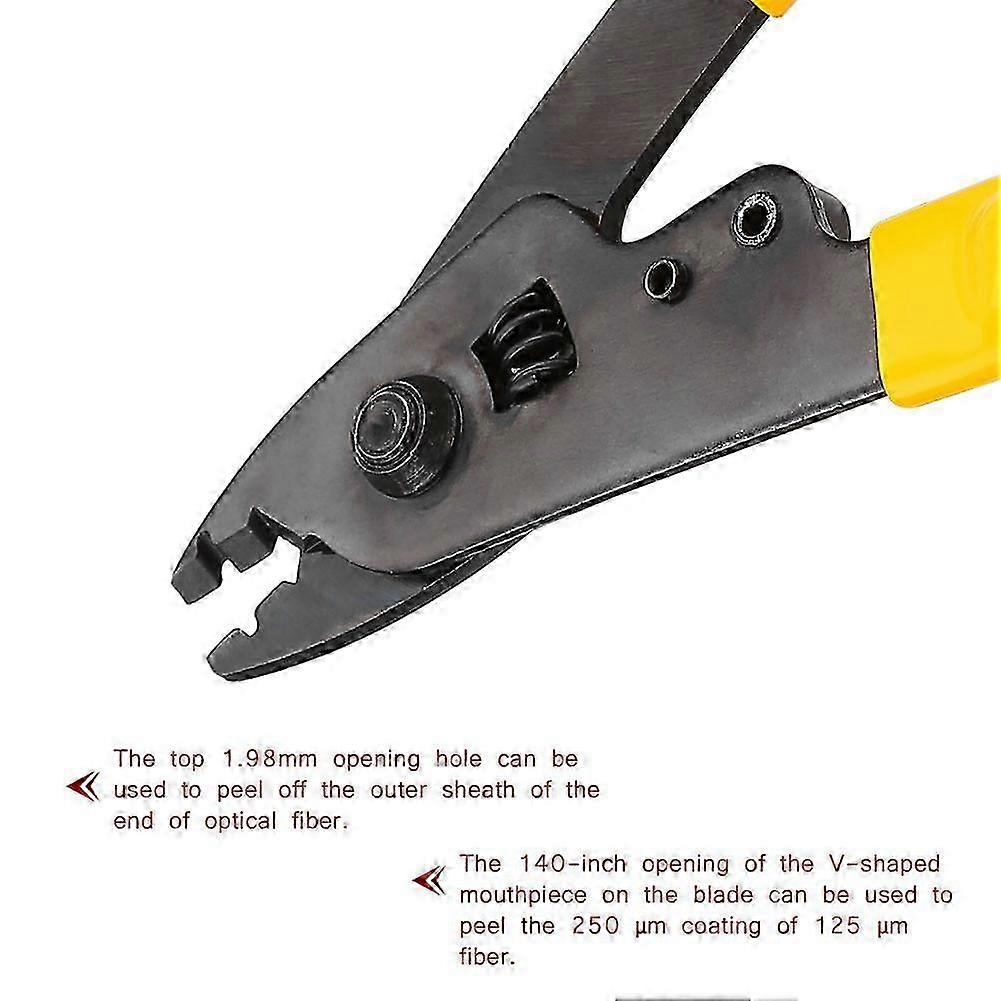 CFS-2 Two Port Optic Optical Fiber Wire Cable Stripper FTTH Stripping Pliers Tool