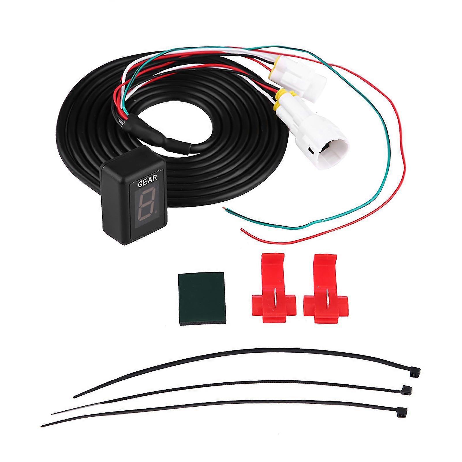 6 Speed Digital Gear Indicator Display for FZ16 FZ S FZ400 Motorcycle ECU Plug Mount