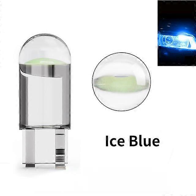 2 STÜCKE W5W Led T10 Auto Licht COB Glas 6000K Weiß Auto Automobile Nummernschild Lampe Led Dome Read DRL Glühbirne Stil 12V