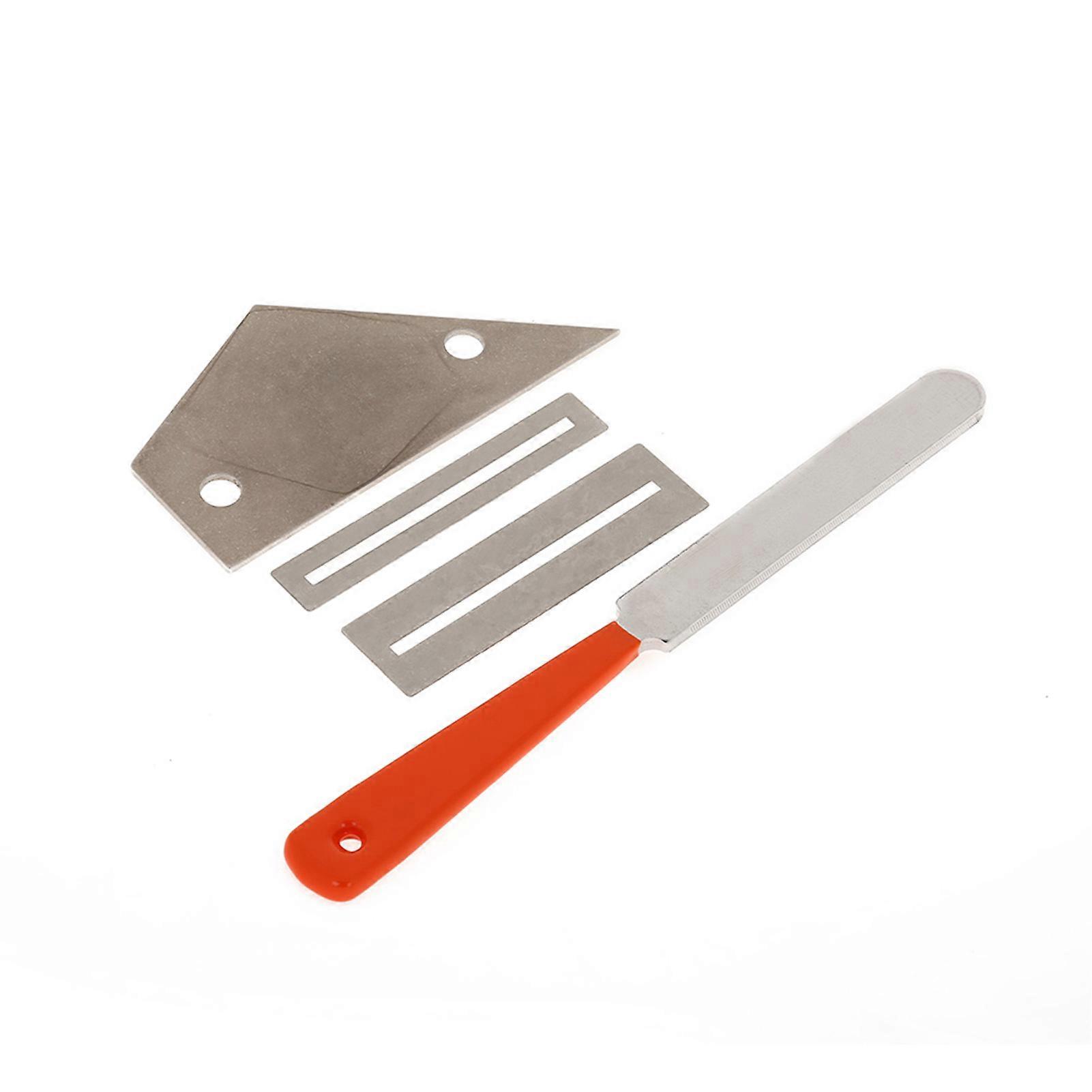 Guitar Fret Crowning File Leveling Tool Grinding Protectors DIY Repair Part Set
