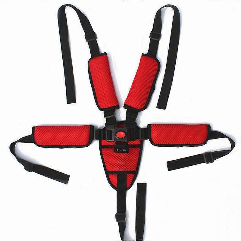 Baby Safety Belt Harness Adjustable Strap 5 Point Safety Harness Belt For Baby High Chair Pram and Car Stroller and Stroller Universal Harness