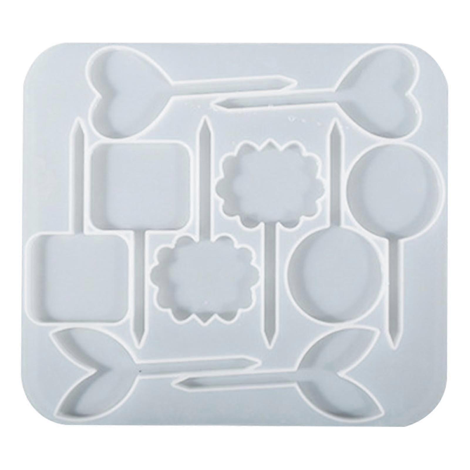 Potted Plant Tags Mold With Different Patterns Tasteless Gypsum Molds For Vegetable Lings Greenhouses