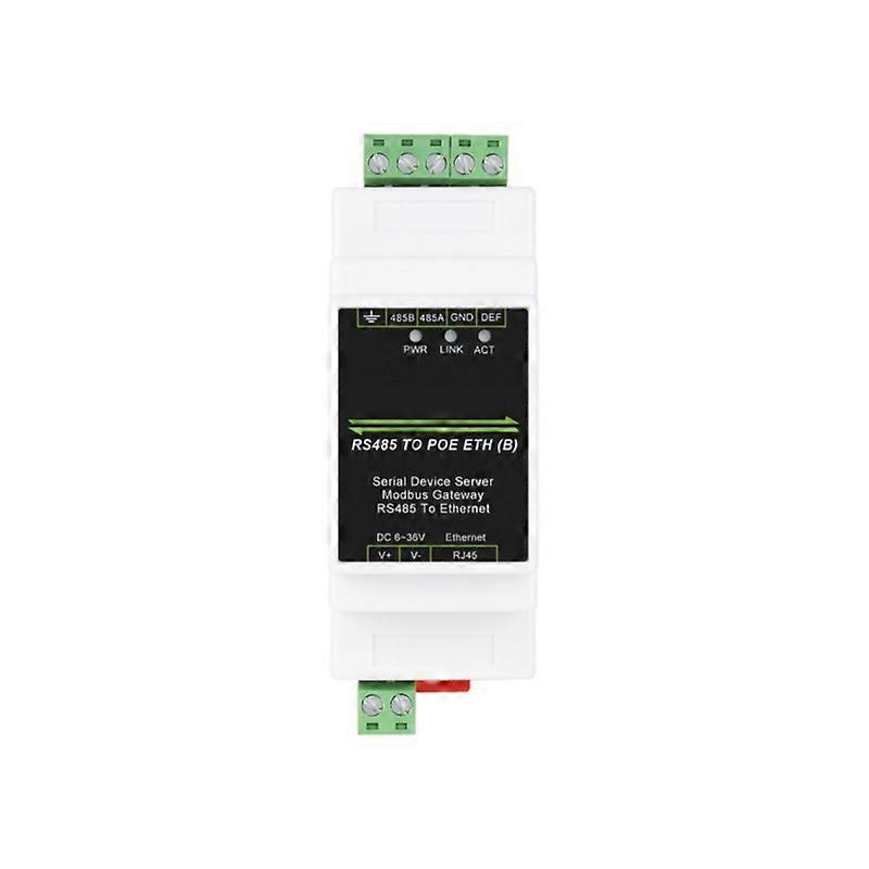 RS485 seriell portserver RS485 til RJ45 Ethernet TCPIP til seriell portmodul