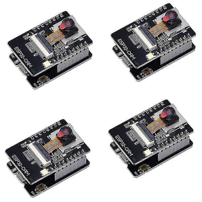 Esp32-cam Wifi Bluetooth Board 4-pack with Ov2640 Camera Module - USB to Serial Port Ch340g