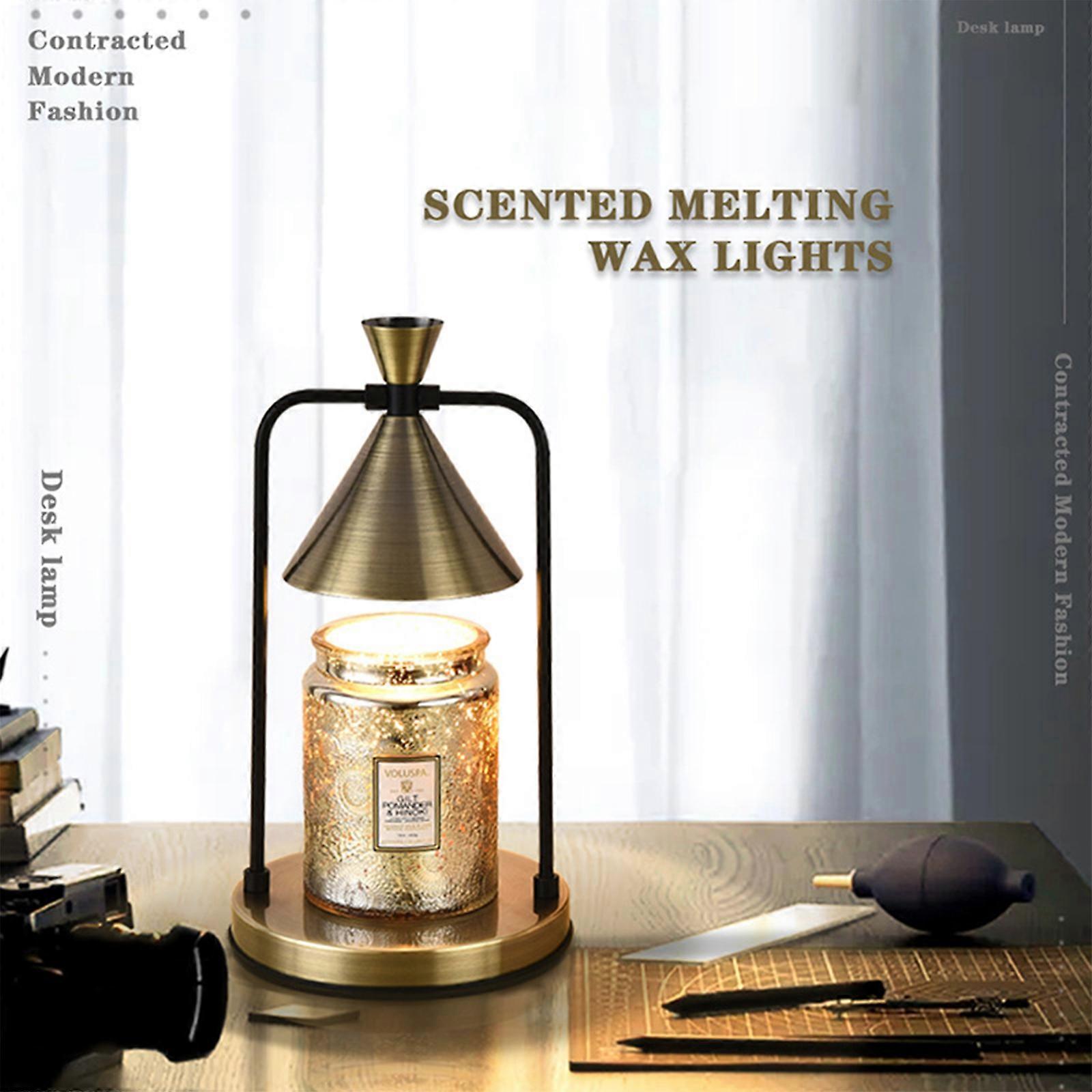 2023 Candle Warmer Lamp | Dimmable Candle Light with Timer | Electric Candle Melter Compatible with Small and Large Candles