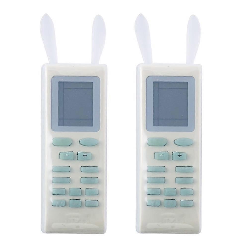 Transparent TV air remote control storage bag silicone protective cover