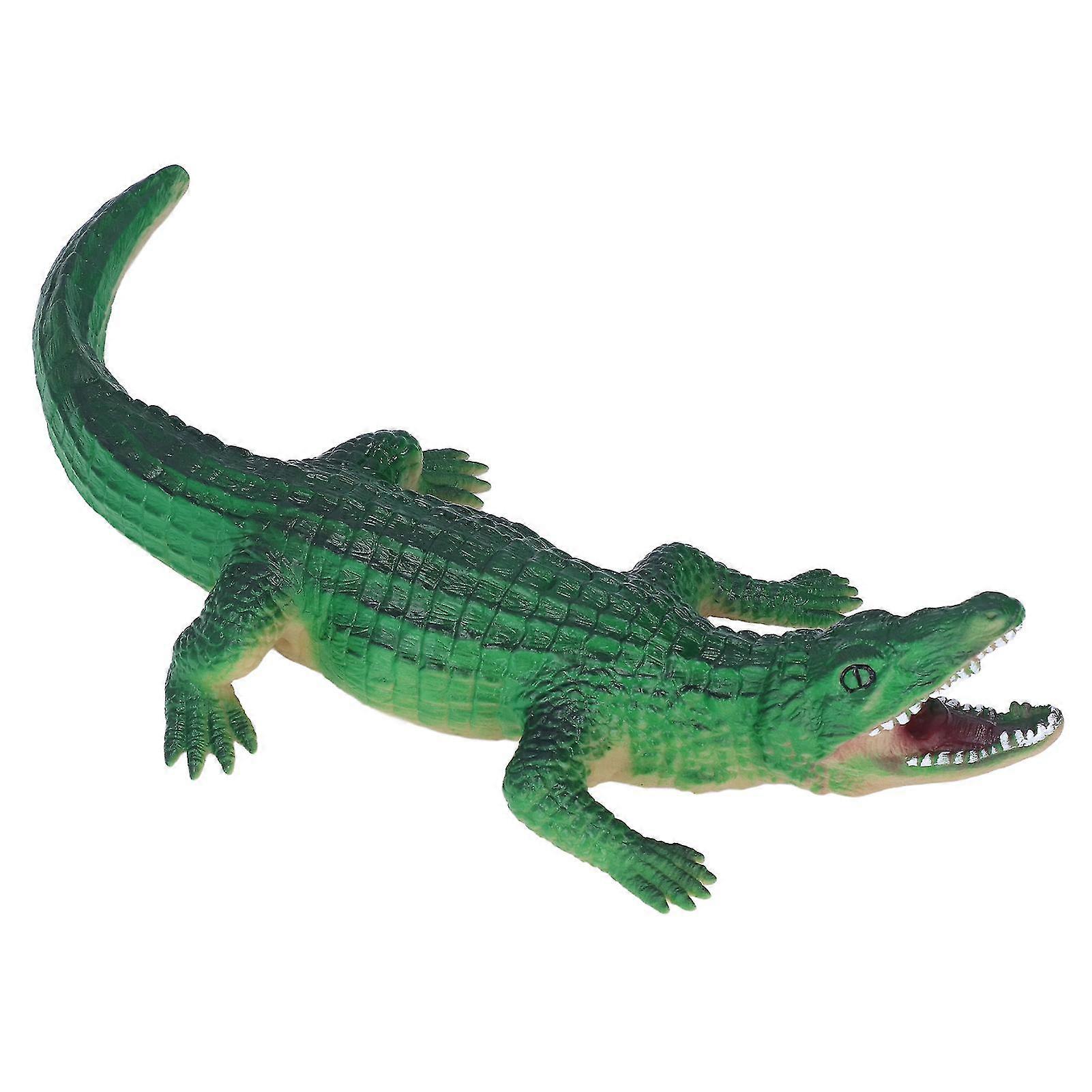 Lifelike Crocodilian Model Toy with Unique Molding Texture - Suitable for Ages 3 and Above