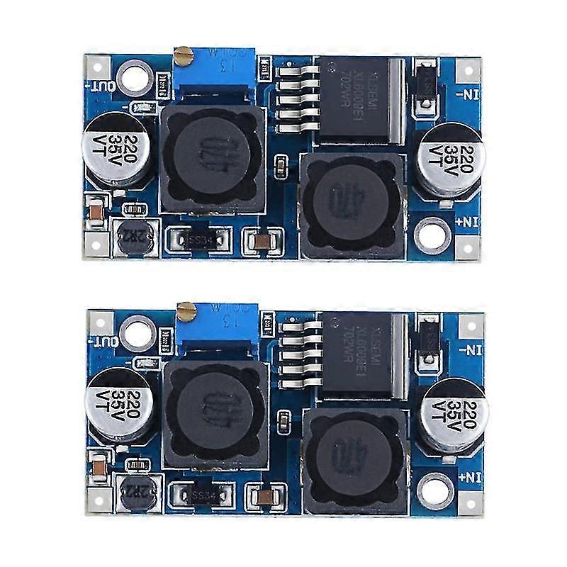 2pcs Adjustable Dc-dc Boost Converter Automatic Wide Voltage Regulator Xl6009 Voltage Module
