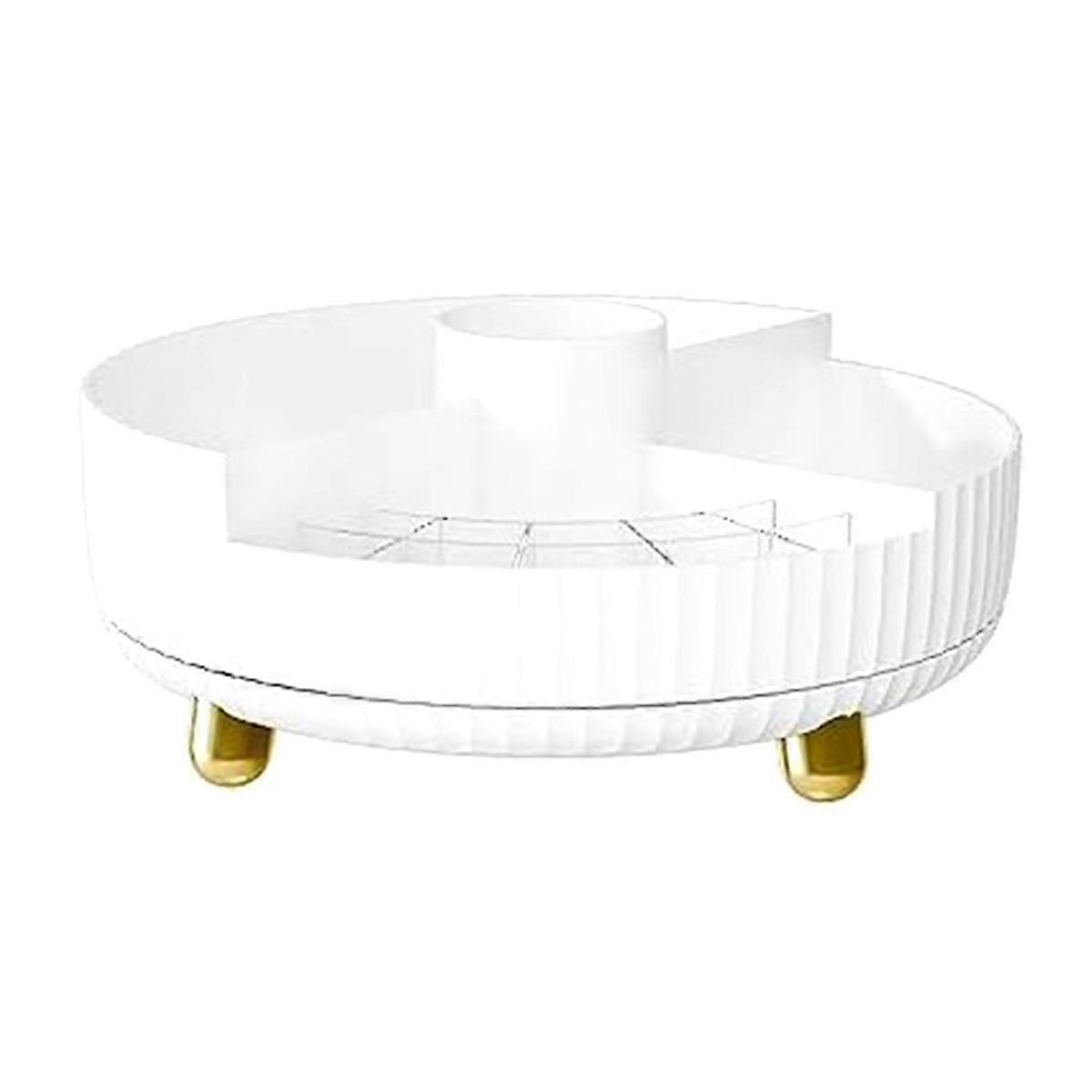 Rotating Makeup Organizer for Vanity - Bathroom Organizer and Lazy Organizer for Cosmetics Perfume