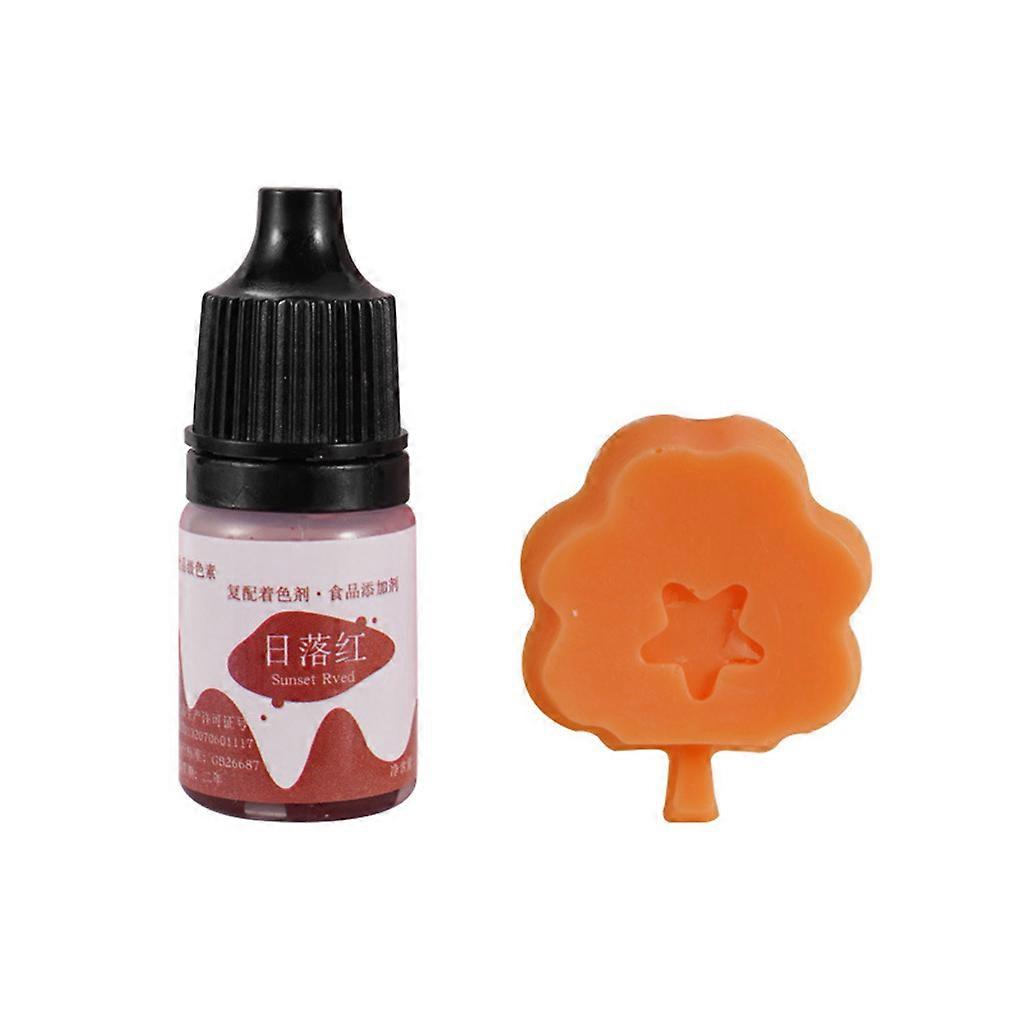  10 Colors 10ml Handmade Soap Dye Pigment DIY UV Epoxy Resin Mold Candle Soap Coloring Liquid Lip Gloss Colorant