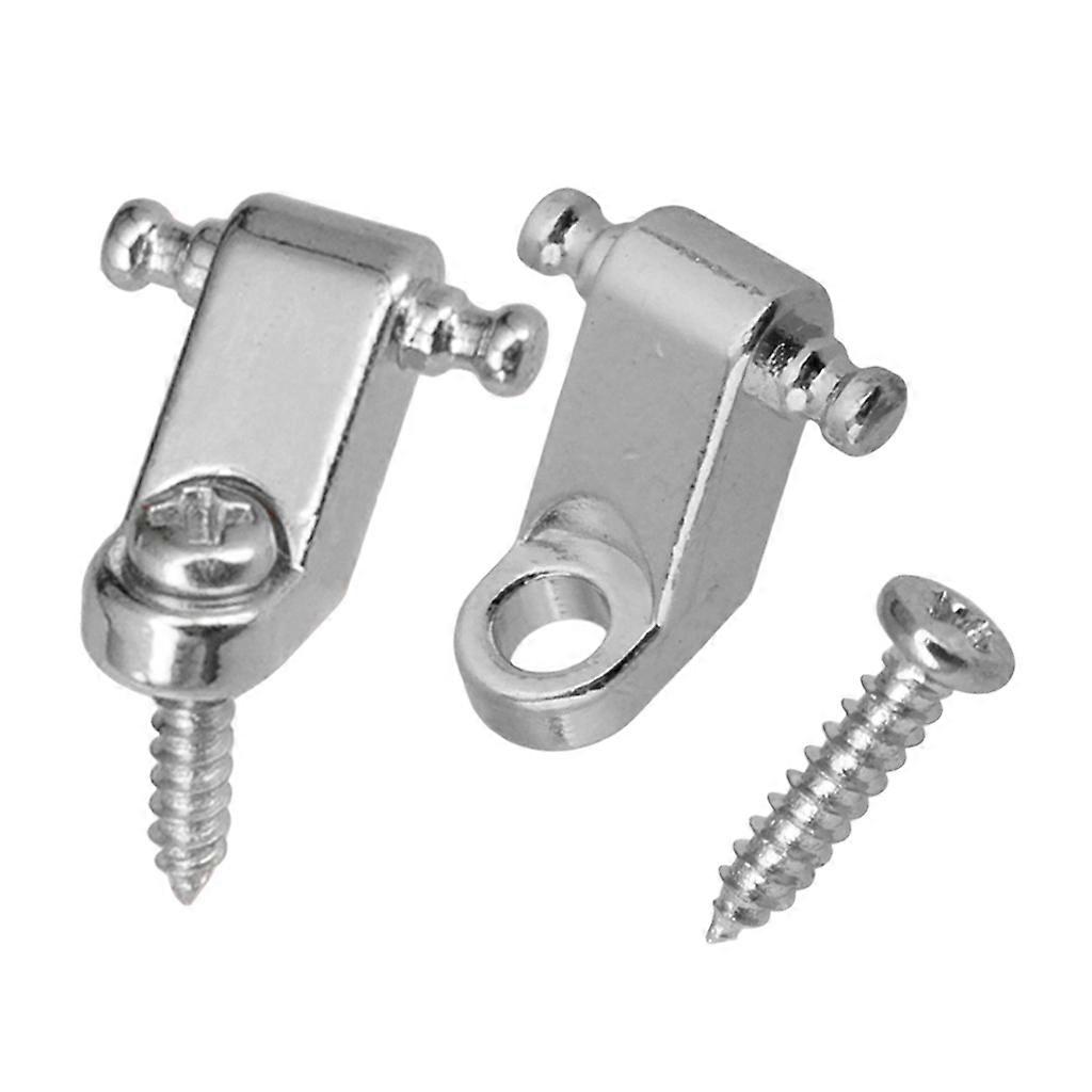 2 pcs Electric Guitar String Retainers Tree Standard Roller String Mounting Guitar Tree Guides with 2pcs Screws Guitar Parts