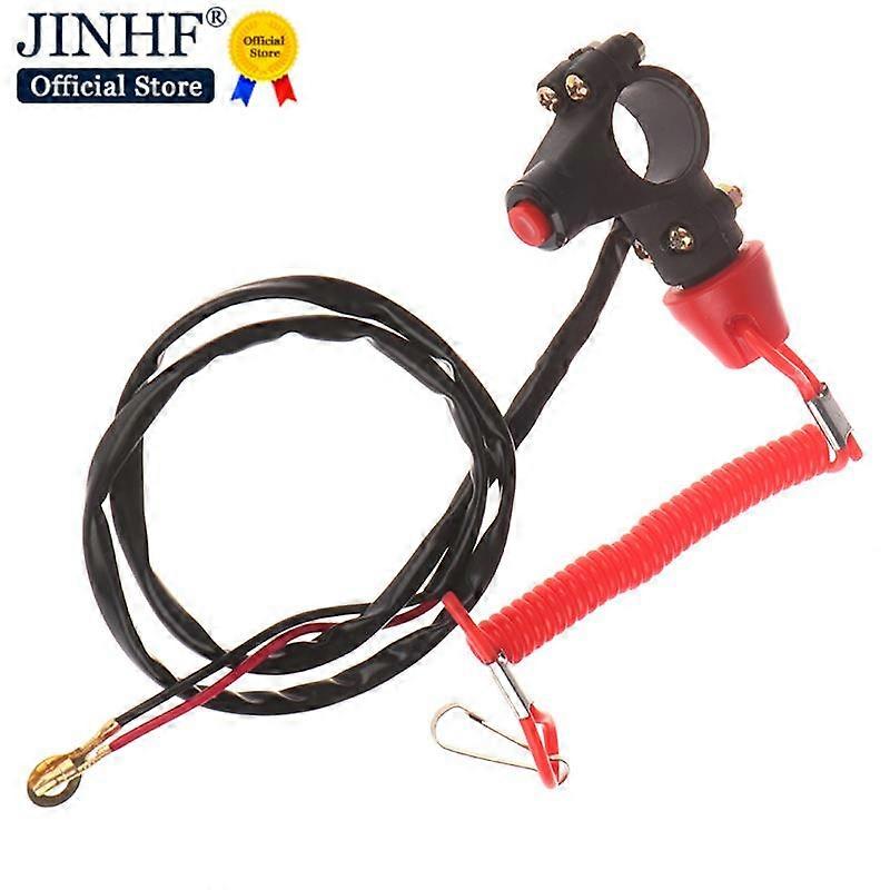1PC ATV Motorcycle Boat Tether Lanyard Emergency Kill Stop Engine Switch Push Button for Pocket Mini Dirt Bike ATV Quad