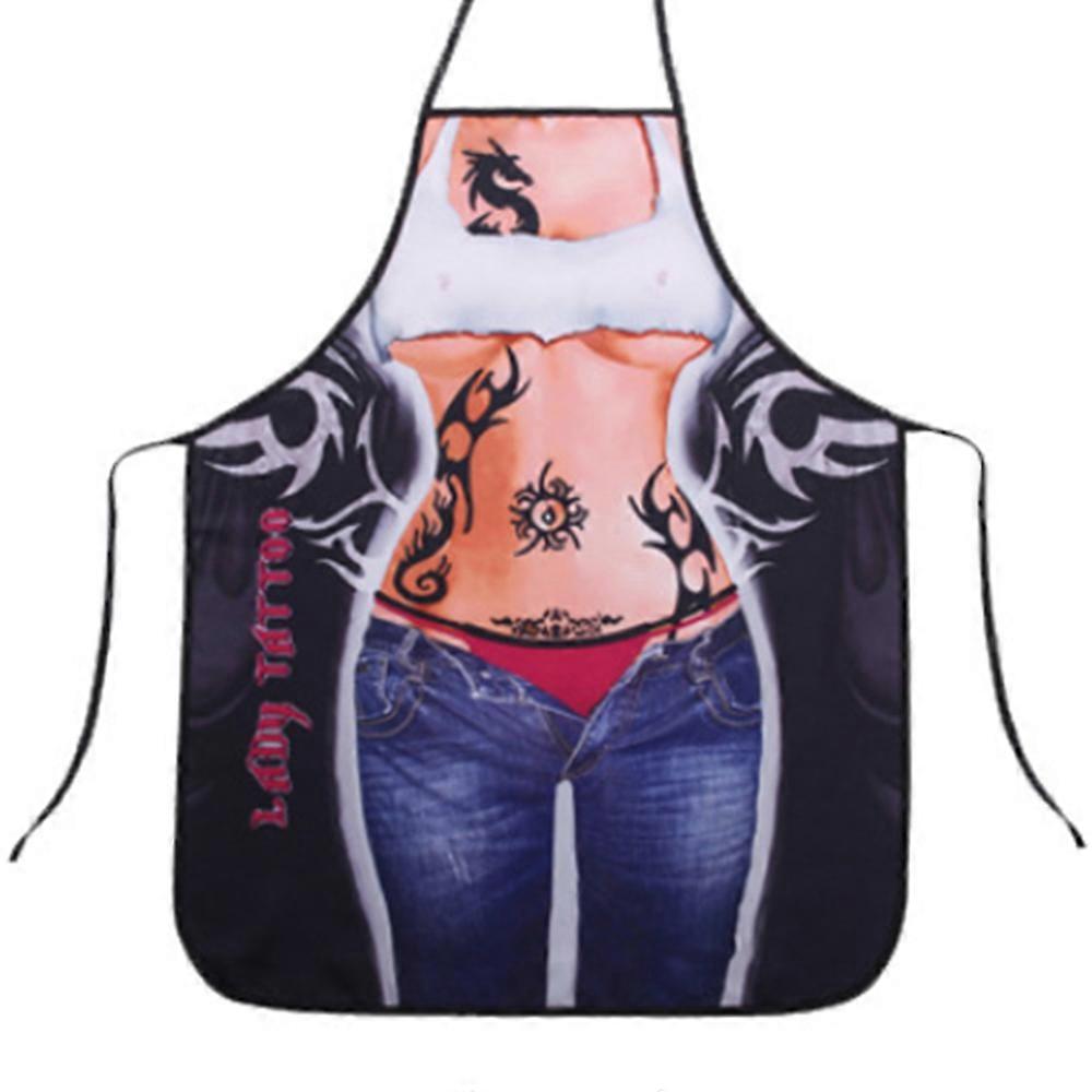 creative apron tattoo women