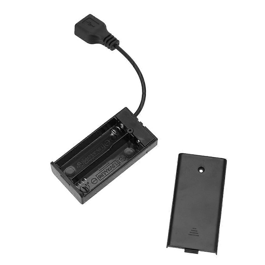 2/3/4/6/8 Slot AA Battery Case Storage Box Case USB Battery Box with Switches