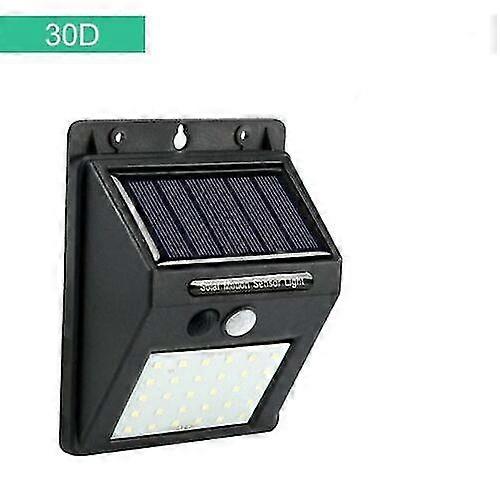 30 LED Solar Power Motion Sensor Light Security Outdoor Garden Wall Lamp