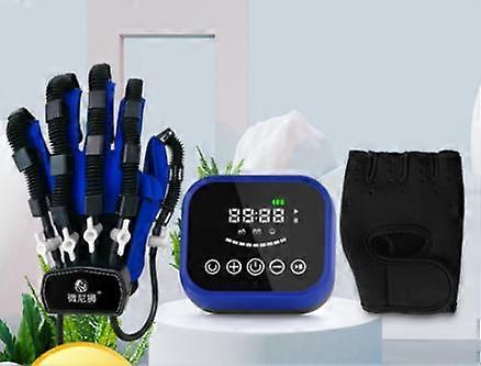 Hand gloves stroke hemiplegia rehabilitation robot training equipment power pneumatic mechanical points indicated surface