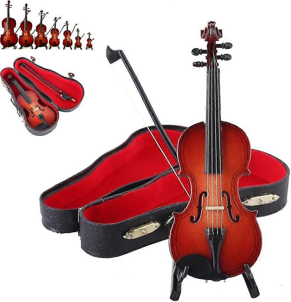 Tiny Violin with Sound Sob Story, Tiny Violin Keychain with Sound and Bow, Tiny Violin Model Cannot Play, Mini Musical Instrument Miniature Model Home
