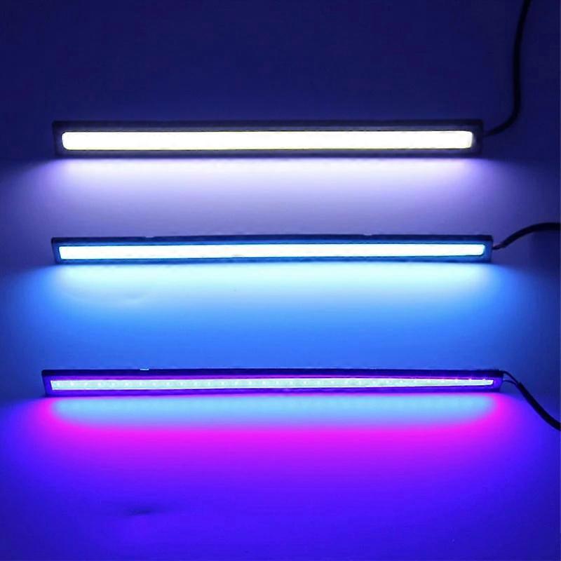20 Pcs 17cm 12V COB LED DRL Driving Daytime Running Lights Strip Waterproof Car Styling LED Lamp Auto Car Working Light