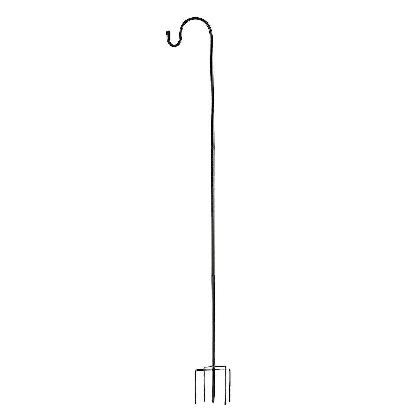 Hook Up Plant Holder Lamp Outdoor Hanging Lights Iron Easy To Install And Store Rust Resistant Adjustable Shepherd Hooks