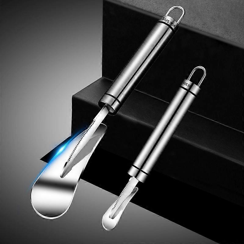 Grapefruit Knife Orange Peeler Curved Fruit Peeler Tools For Lemon Citrus Shaddock Stainless Steel 1 Set