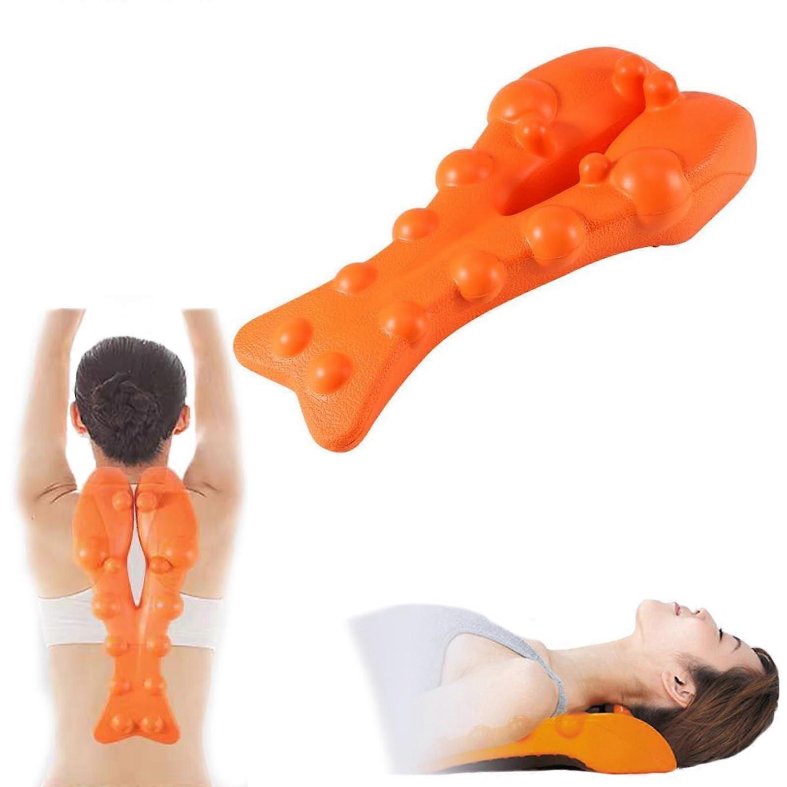 Trapezius Massager, Deep Tissue Neck Shoulder Relaxer with Multiple Massage Knobs, Lightweight