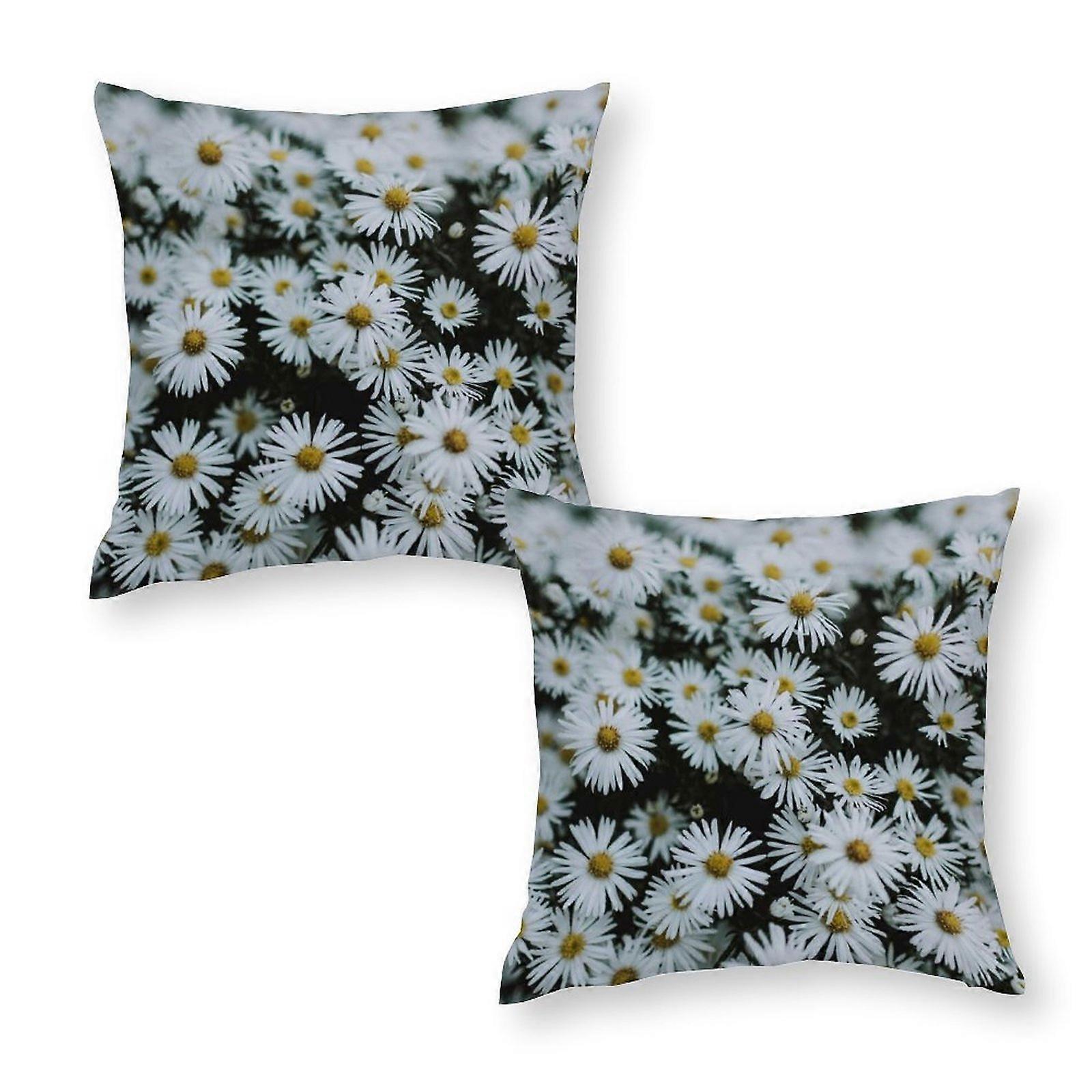 hvid daisy pyntepudebetræk