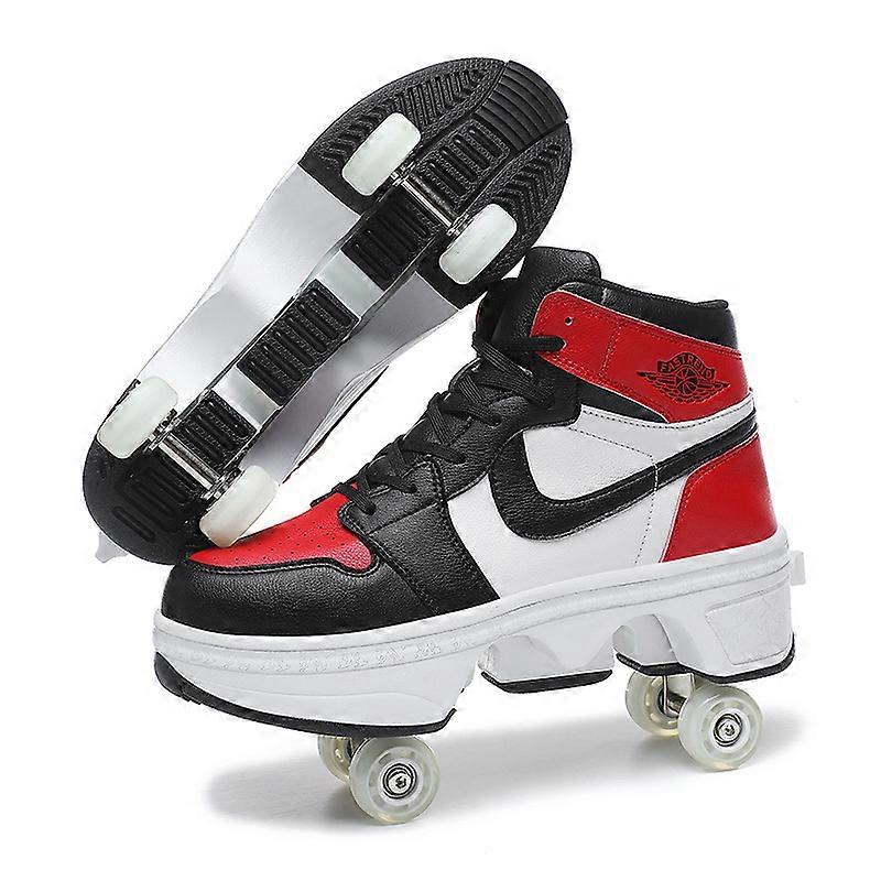 Rechargeable Children's Adult Universal Roller Skates 118 Four Wheels Christmas Gifts