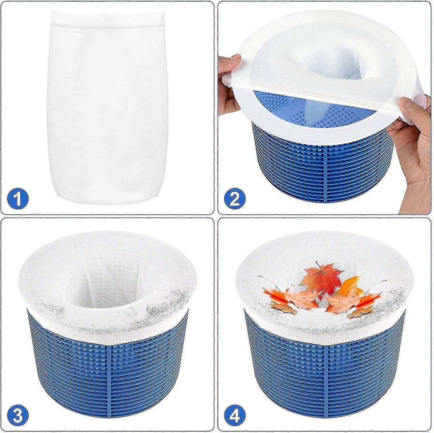 Products Of Pool Skimmer Socks - Perfect Savers For Filters, Baskets, And Skimmers - The Ideal Sock/net/saver To Protect Your Inground Or Above Ground
