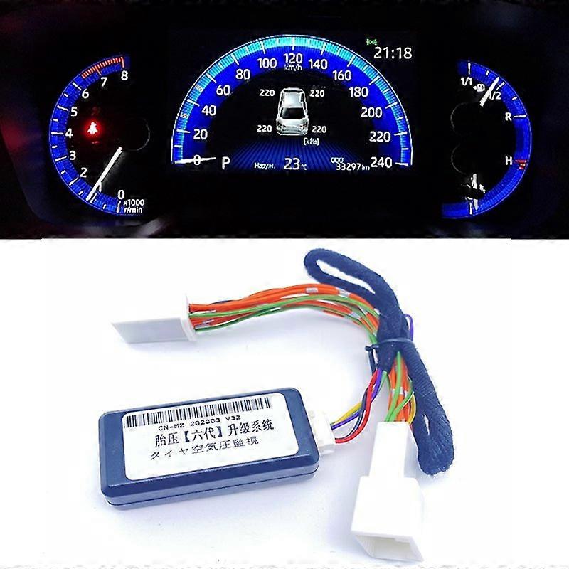 Car TPMS Tire Pressure Monitoring Display System Tire Pressure Monitor Security Alarm For Toyota Corolla Altis 2019 20 2021 2022