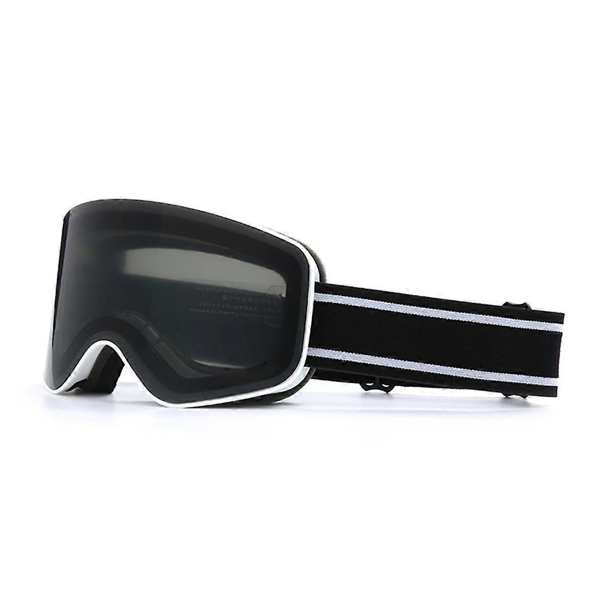 Ski Snowboard Goggles for Men & Women Protection Anti-Fog Dual Lens over-Glasses with Cylindrical D