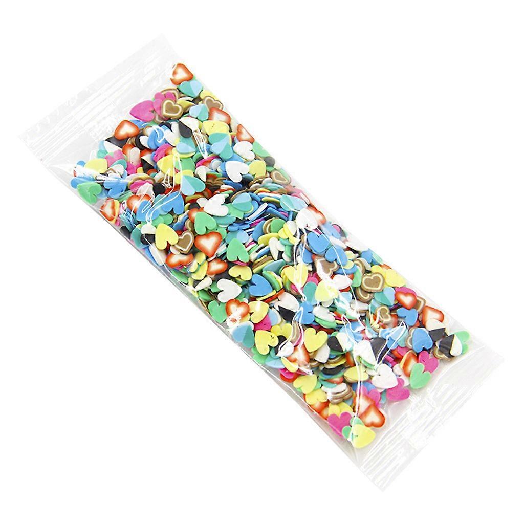Clay Resin Fillings 3D Tiny Colorful Mixed Filler Slices Charms for DIY Craft