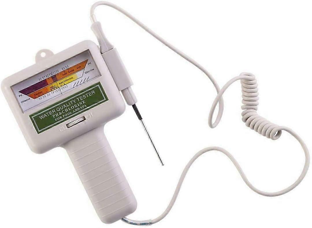 Water Quality Tester PC-101 PH CL2 Portable Digital Chlorine Detector with a