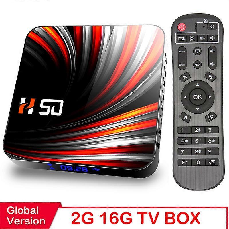 H50 Smart TV Box RK3318 Android 10.0 4GB 32GB&64GB 4K H.265 Media Player 3D Video Bluetooth TV Box Google Voice Smart TV Box