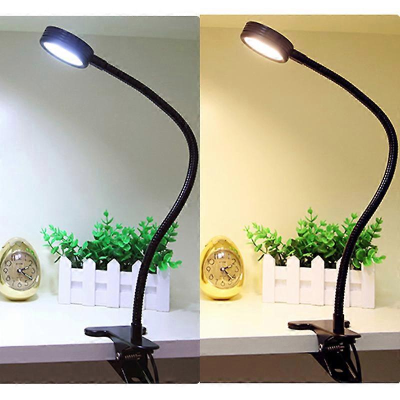 Flexible LED Desk Clamp Reading Lamp, Table Clamp Lamp, EU, US Plug, 5W, 30cm, 40cm, 50cm
