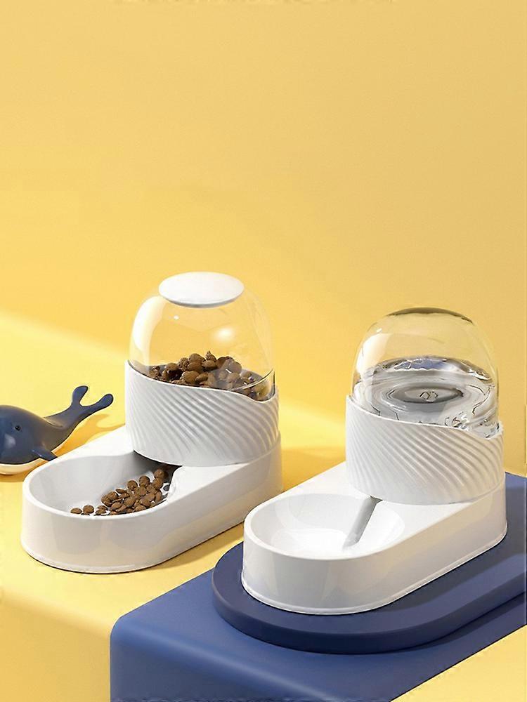 Automatisches Haustier Katze Hundefutter und Wassernapf Set Katzenfutter & Wasserspender
