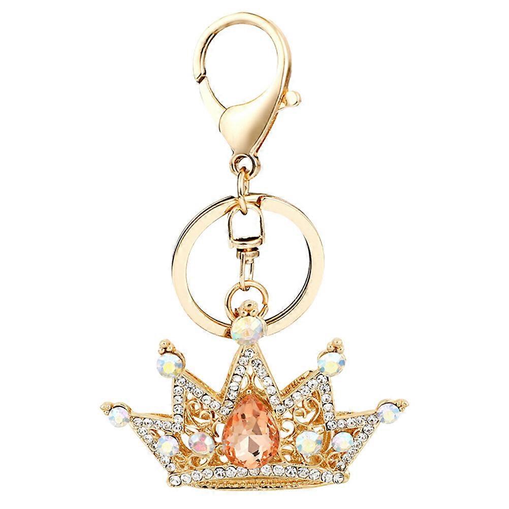 Backpack Purse Crystal Key Ring Handbag Charm Sparkling Keychain Crystal Keychain