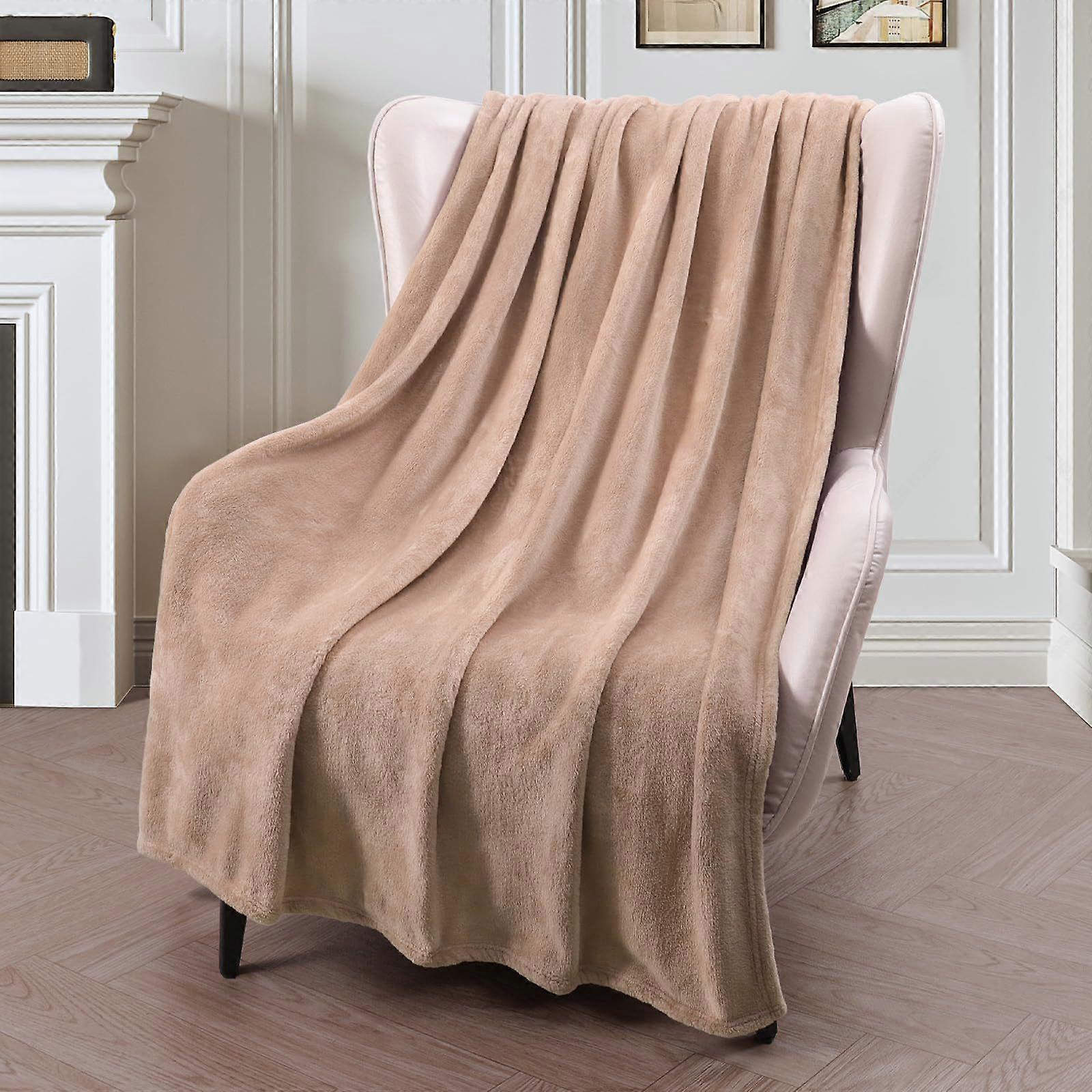 Solid color throw blanket for sofa bed Super soft and warm blanket Suitable for all seasons Comfortable plush and lightweight Design 206
