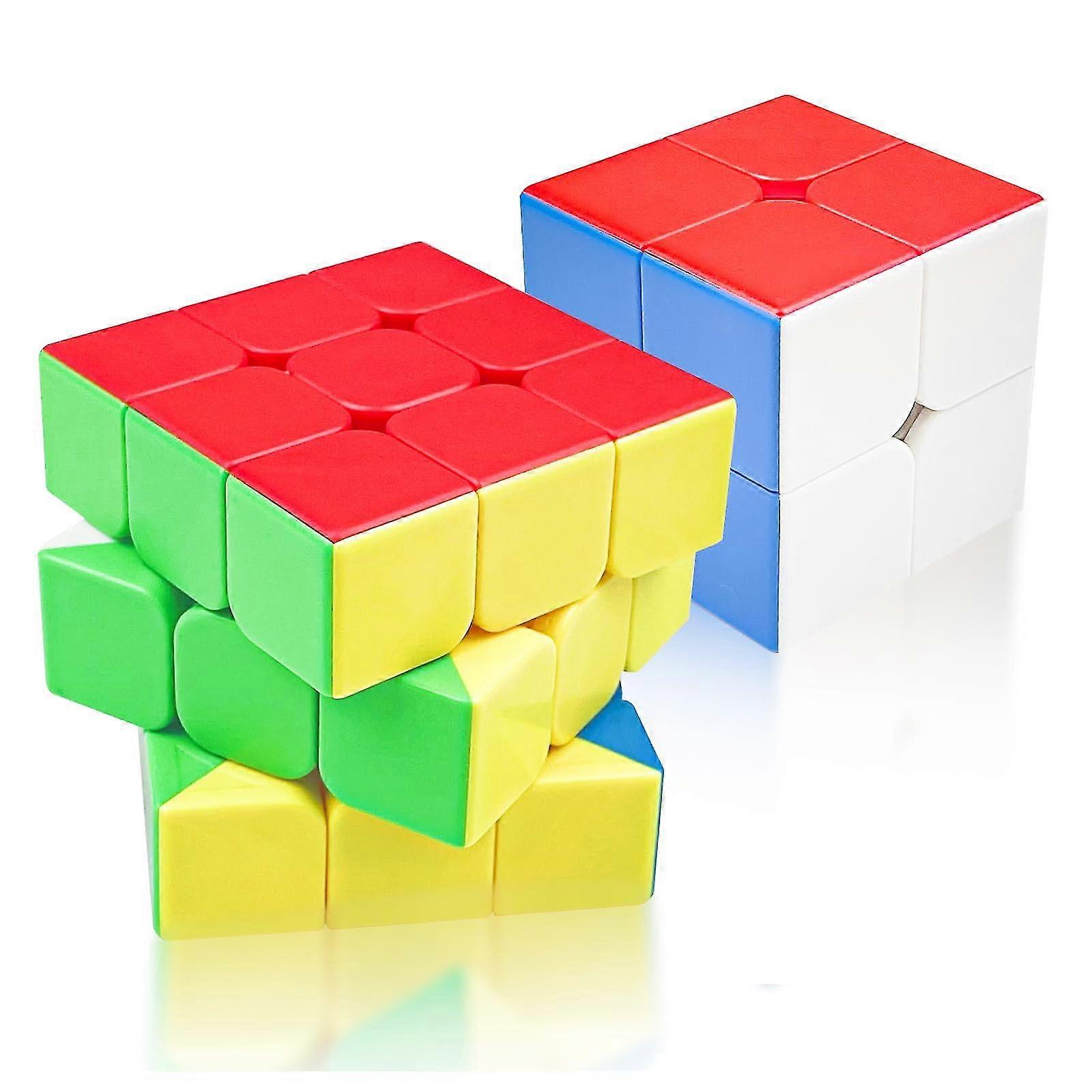 Magic Cube 3x3x3 + 2x2x2 Cube coloré Cube magique Cube magique pour les débutants et les utilisateurs avancés