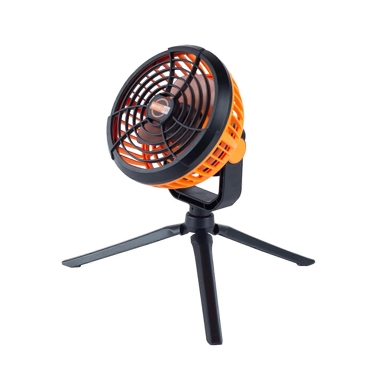 Best Offer-Portable Rechargeable Standing Fan, Battery Powered Pedestal Fan With Tent Hook