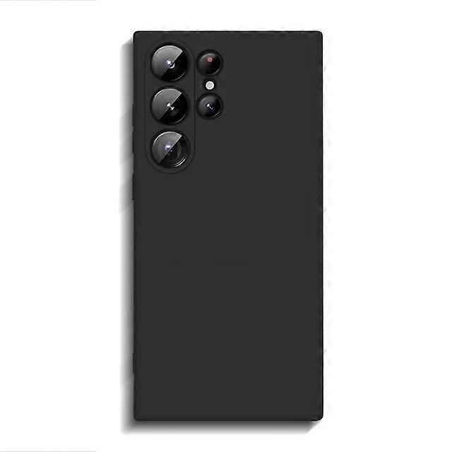 S24 S23 S22 Ultra Plus Case Square Liquid Silicone Capa TPU macia para Samsung Galaxy S24 S23 S22 Ultra S 24 Ultra Plus S24Ultra