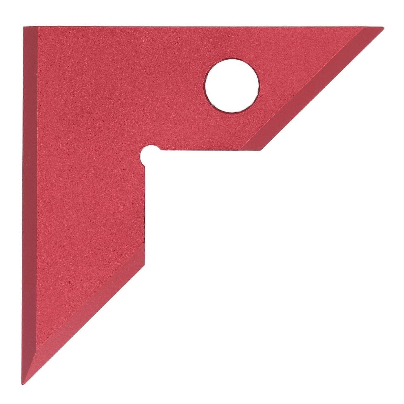 45 90 Degree Precise Positioning Aluminum Alloy Woodworking Triangular Ruler for Angle Measuring