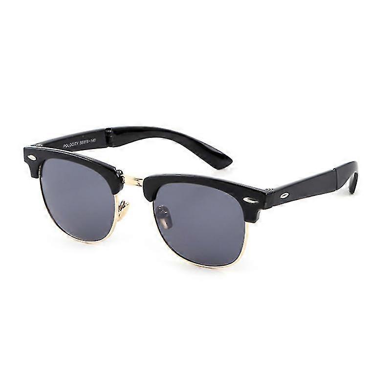 Tikuajgift Evago Fashion Polarized Sunglasses For Women Men Horn Rimmed Uv400 Glasses Retro Semi Rim