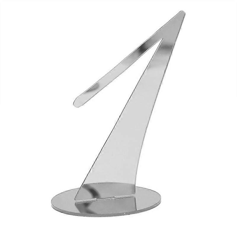 Seat Number Card Glossy Add Atmospheres Mirror Surface Standing Wedding Golden Table Number Feast Supplies QinHai