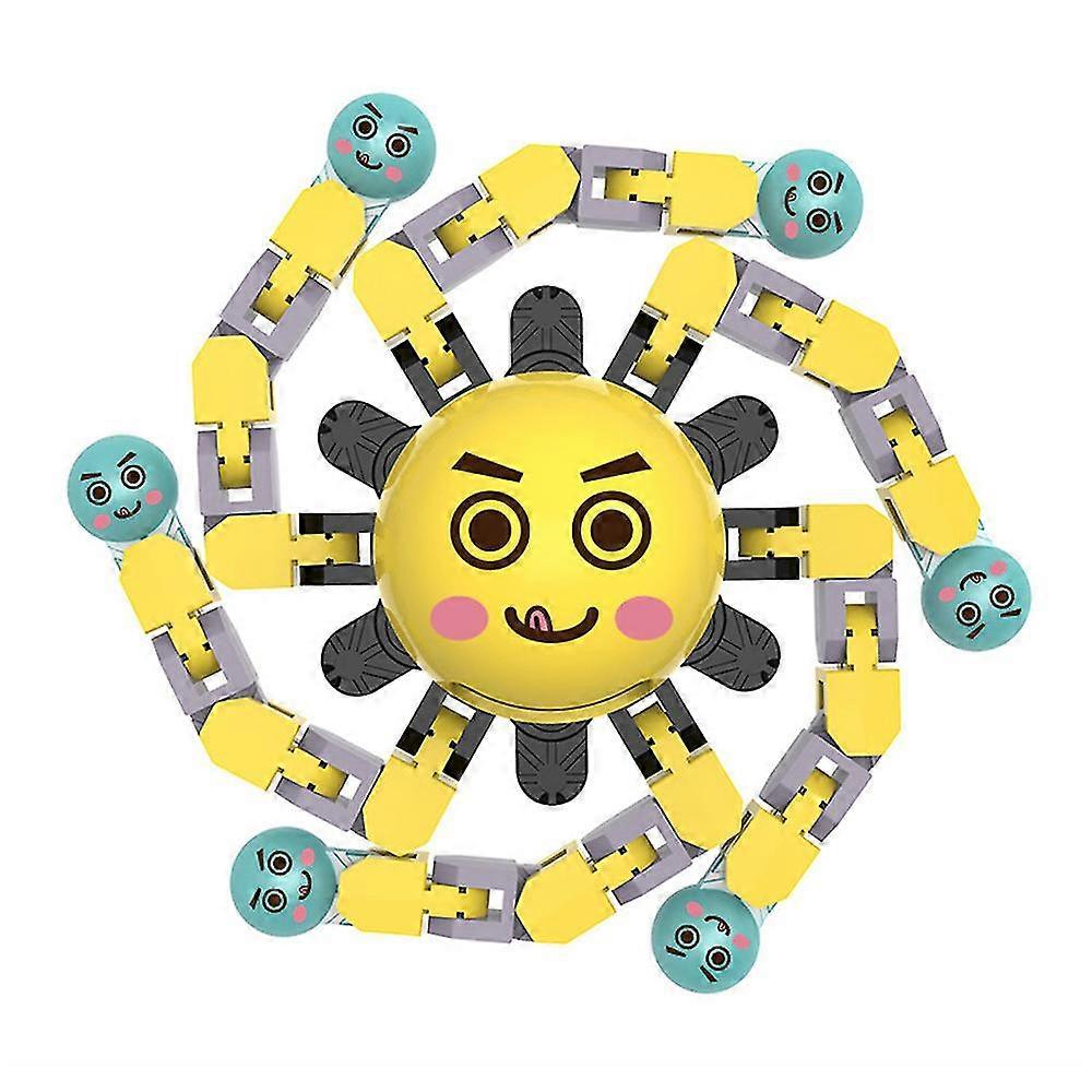 Octopus Transforming Robot Mechanical Gyro Decompression Face Changing Toys