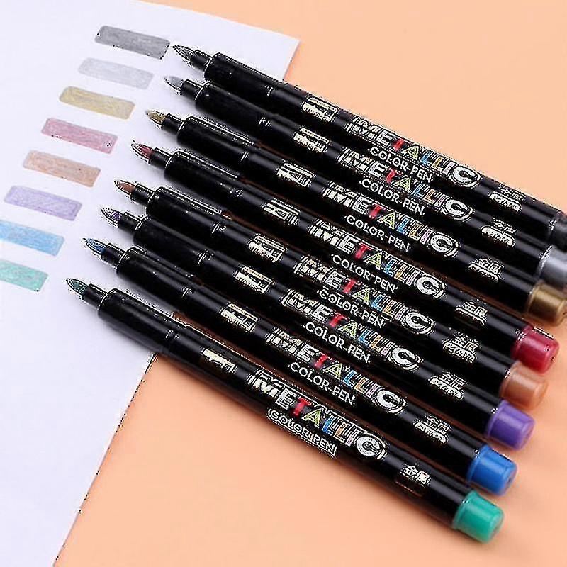 8pc Set Marker Stift Kunst Marker Pinsel Stift Mark Schreibwaren Student Office Schulbedarf Kalligraphie Stift Schreibwerkzeuge