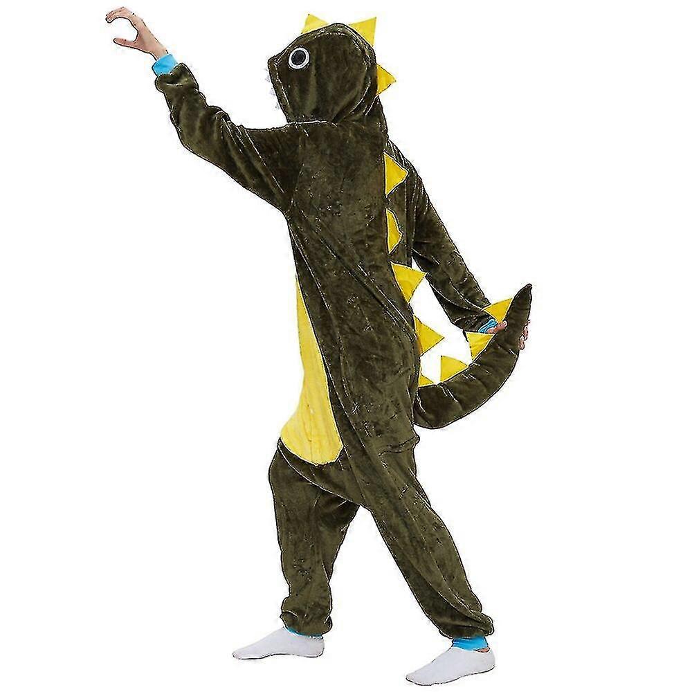 الصوف بيجاما النساء الكرتون Onesie زوجين عموما الشتاء مضحك قطعة واحدة ملابس منزلية الحيوان بذلة الرجال تأثيري زي